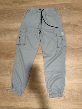 SHEIN Light Gray Men's Cargo Joggers
